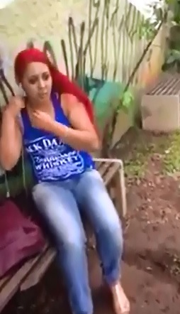 Betrayed Wife Beats her Husband's Red Haired Mistress 