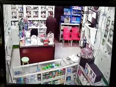 Store Owner has his Hand Chopped Off in a Gang Machete Attack of his Store 