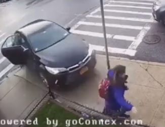 Pedestrian Ranover on Sidewalk by Driver that Suffered Heart Attack at Wheel