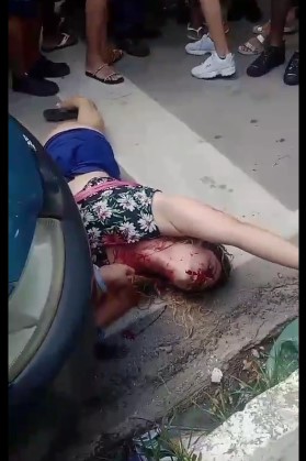 Horrible death, woman made of shield dies of gunshot