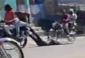 Gang Member Executed and Dragged by Motorcycle 