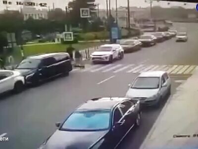 Driver had bad day, but scooter had good day