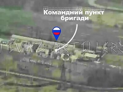 HIMARS attack on the Russian position