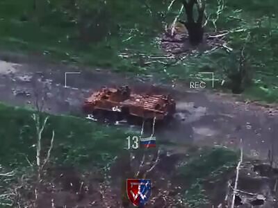 Another 42 units of destroyed Russian armored vehicles