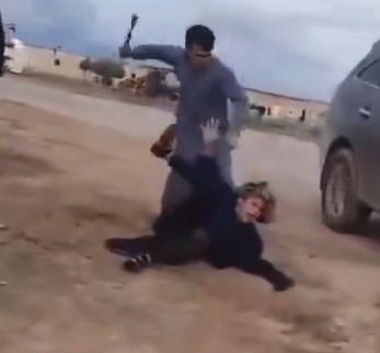 Woman Screams in Pain as Men Brutally Assault Her