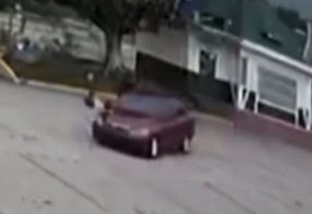 Woman walking in parking lot purposely crashed by drunk driver 