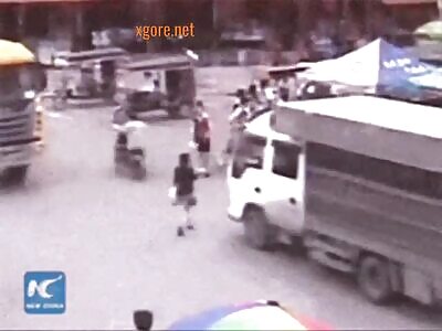 Young Woman's Head is Crushed by Truck