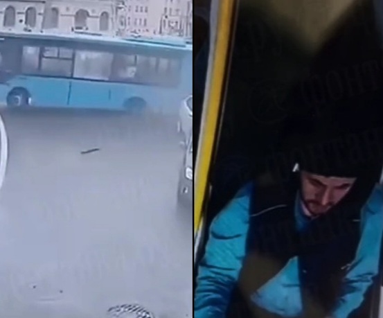 Tajik bus driver fell asleep causing horrible accident (Different angle)