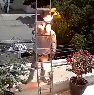 Electrician Fried At Work In Mexico