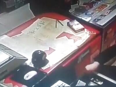 man hacks store owner in the head