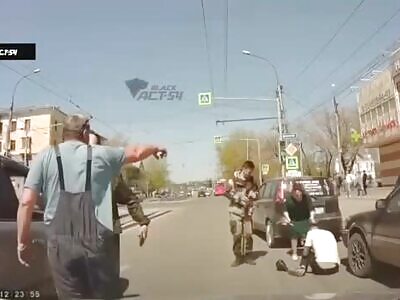 Road Rage—Vlad Shoots Ivan in the Face, Novosibirsk Russia