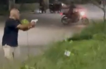 Army Sergeant Armed with Gun Beaten by Crowd (Full)