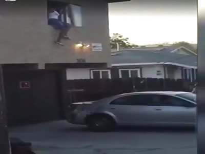 side bitch jump from window 