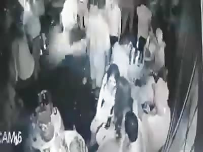 CCTV Captures Shooting Massacre in  Bar.