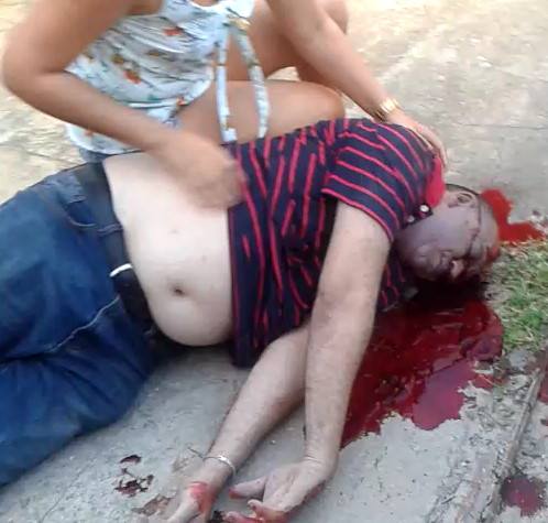 Bloody Crime Scene Happened Today in Brazil
