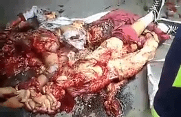 Nice Gore - Body Torn to Shreds in Accident