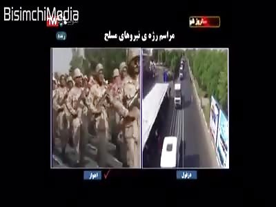 Isis attack demonstration of the Iranian army 1