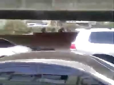 Shootout in the Middle of Venezuelan Highway