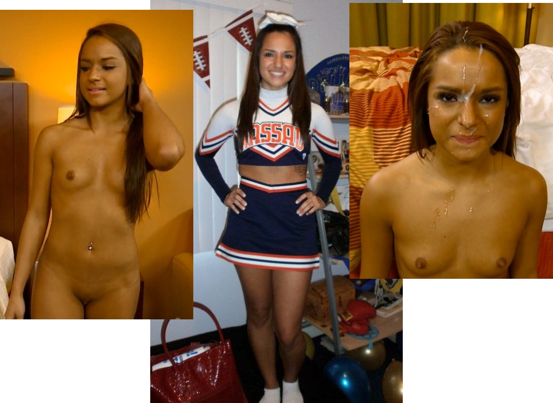 Community College Cheerleader..Cum All Over her Face 