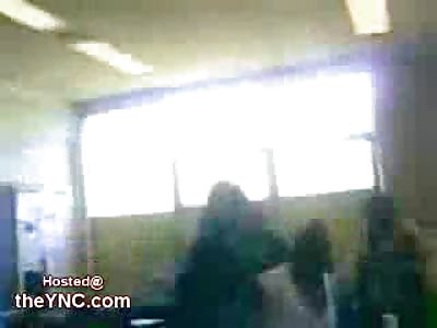 Girl gets the Beating of a Lifetime in Math Class