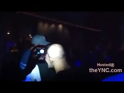 Hes Dead!!  Man gets KO'd Put to Sleep at Concert by Bald Man