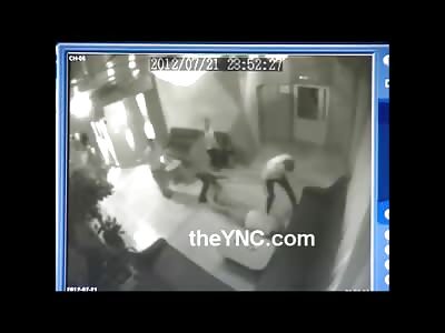 Murder by Sucker Punch...Older Man goes into Agonal Death Breathing after Punch to the Head