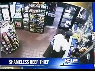 Shameless Beer Thief was Caught on Camera in Atlanta Returning 3 Times 
