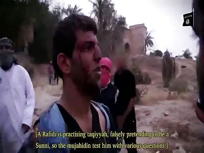 ISIS Terrorists execute young men because they are Shiites 